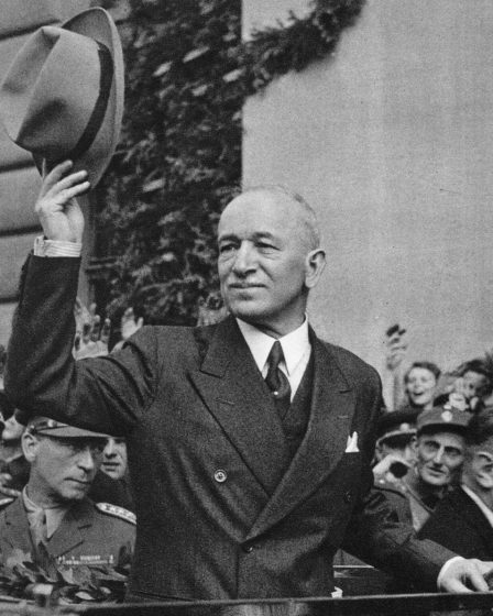 President of Czechoslovakia Edvard Beneš in 1945