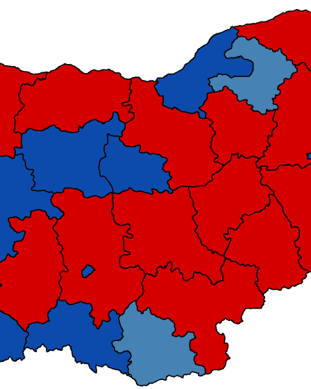 Winners by electoral district in Bulgaria’s 1991 parliamentary election