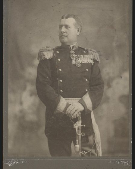 General Vasil Delov in military uniform in 1911
