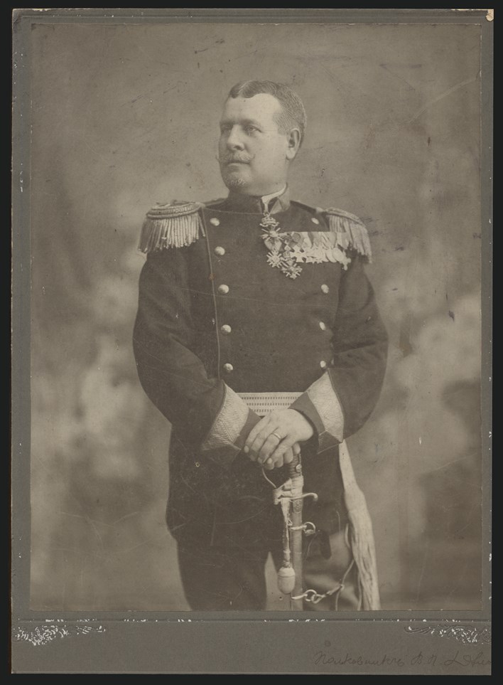 General Vasil Delov in military uniform in 1911