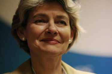 Irina Bokova during her tenure as UNESCO Director-General
