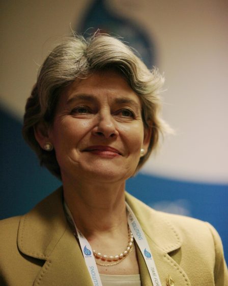 Irina Bokova during her tenure as UNESCO Director-General