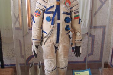 The Sokol space suit of Bulgarian cosmonaut Aleksandar Aleksandrov