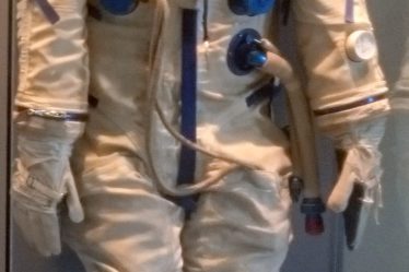 Georgi Ivanov’s space suit from his 1979 Soyuz 33 flight