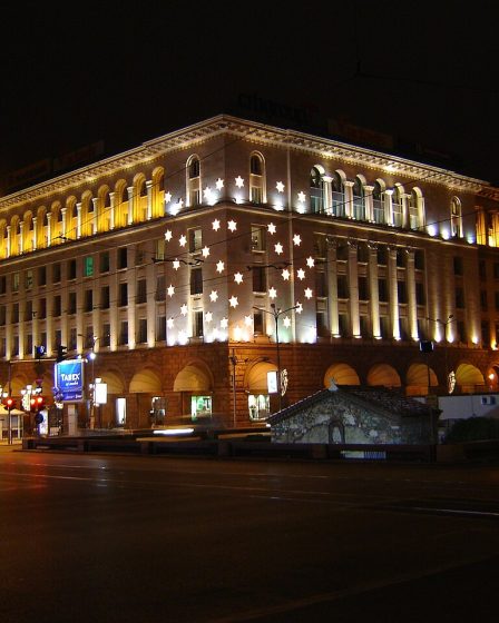 The TZUM department store building in central Sofia