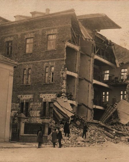 Damage caused by the Chirpan–Plovdiv earthquake in April 1928