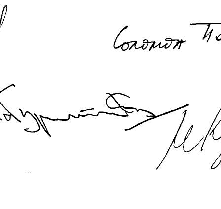 Signatures of the Bulgarian representatives on the 2005 EU Accession Treaty