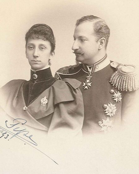 Prince Ferdinand and his wife Marie Louise in 1893
