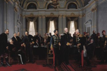 Final session of the Congress of Berlin on 13 July 1878