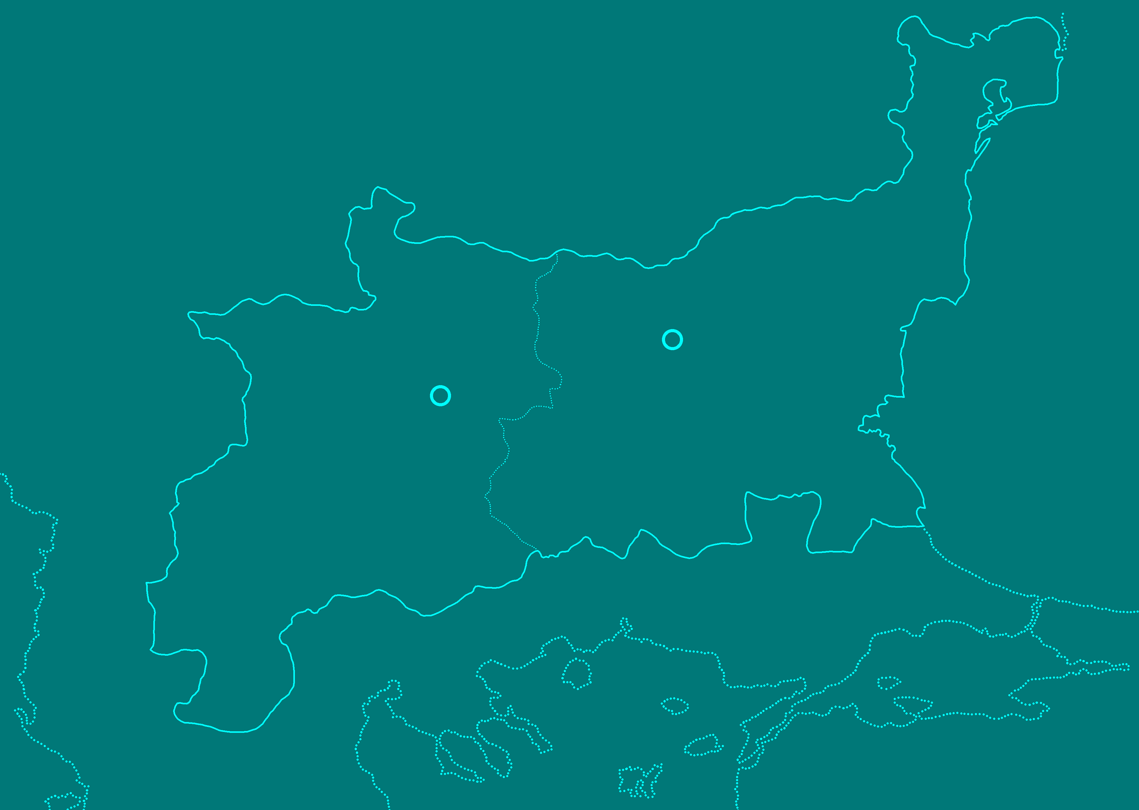 Map of autonomous Bulgaria proposed by the 1876 Constantinople Conference