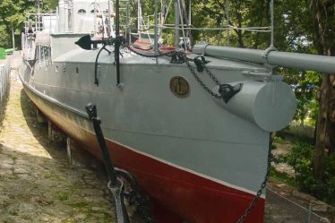 Torpedo boat Drazki at the National Maritime Museum in Varna