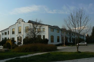The Earth and Man National Museum in Sofia with Vitosha Mountain behind it