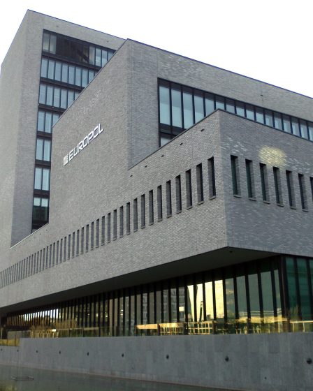 Europol headquarters building in The Hague