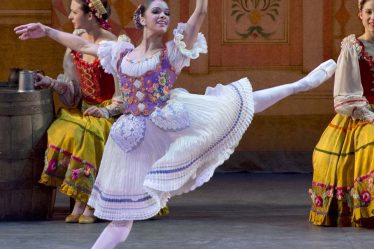 A scene from the ballet Coppélia