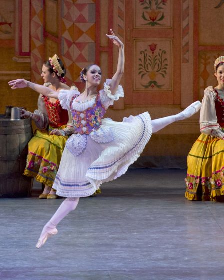 A scene from the ballet Coppélia