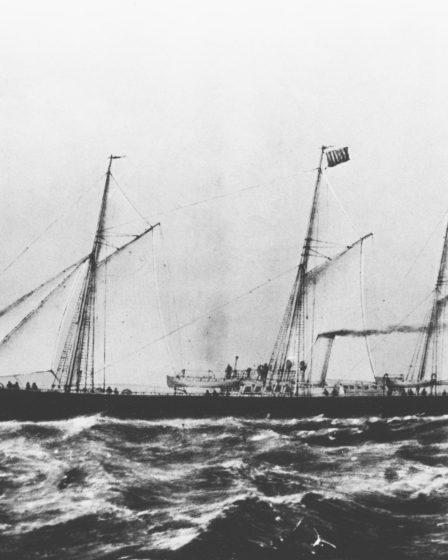 The ship Struma before its sinking in 1942