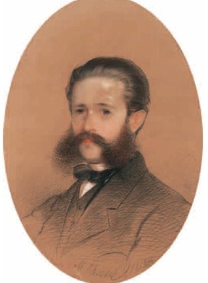Portrait of General Iosif Gurko in 1863