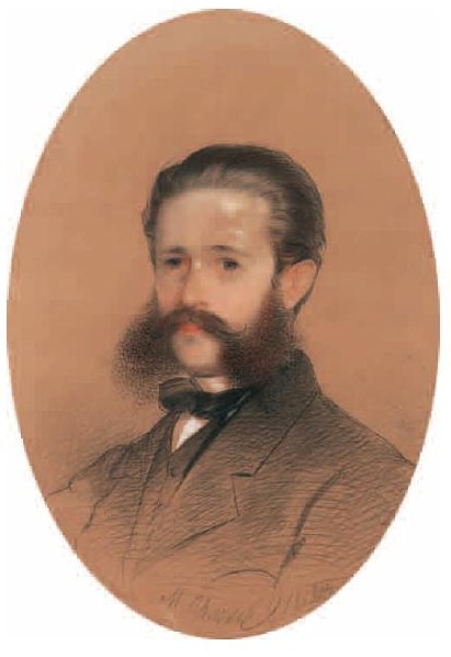Portrait of General Iosif Gurko in 1863