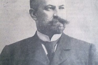 Portrait of Georgi Hristovich, founder of Sofia Hunting Society Sokol