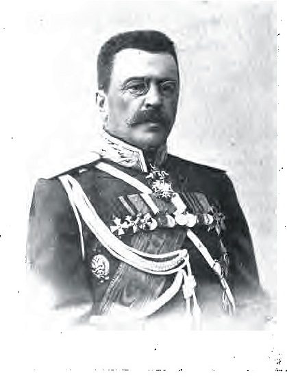 Historic portrait of Lieutenant General Leonid Sobolev