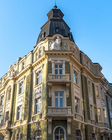 The headquarters building of DSK Bank in Sofia
