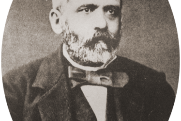 Historic portrait of Bulgarian politician Dragan Tsankov