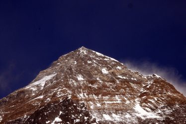 Mount Everest viewed from Kala Patthar in Nepal