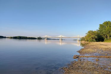 The New Europe Bridge between Vidin and Calafat over the Danube