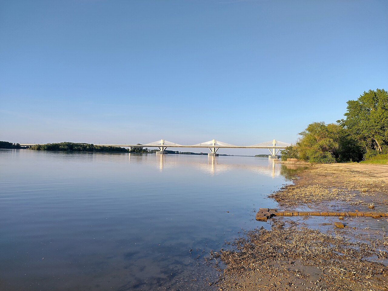 The New Europe Bridge between Vidin and Calafat over the Danube