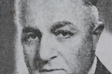 Portrait of opposition leader Nikola Petkov