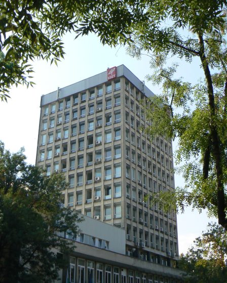 Main building of Bulgarian National Television in Sofia