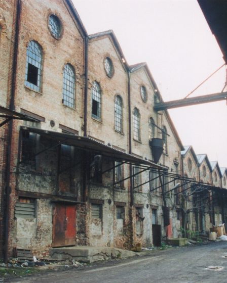 The old Sugar Factory in Sofia, Bulgaria's first large industrial enterprise