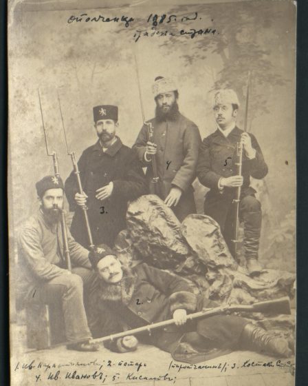 Bulgarian volunteers during the Serbo-Bulgarian War of 1885
