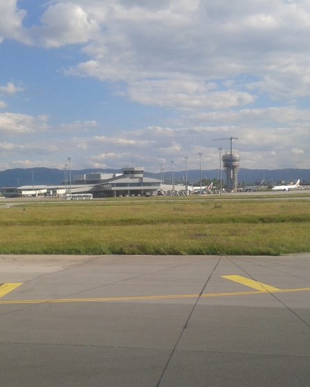 The Terminal 2 building at Sofia Airport