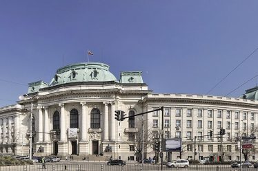 Sofia University Rectorate, associated with the student occupations of 1990