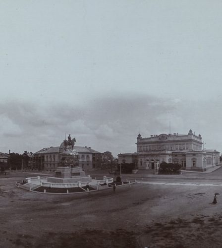 Tsar Liberator Monument, National Assembly and Bulgarian Academy of Sciences in Sofia in 1907