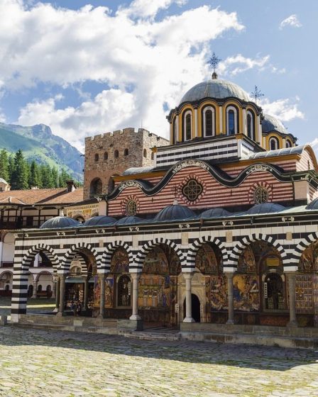 rila, monastery, church, nativity of the virgin mother, bulgaria, europe, unesco, courtyard, heritage, иван рилски, orthodox, christianity, religion, landmark, architecture, historic, travel, tourism, rila, bulgaria, bulgaria, bulgaria, bulgaria, bulgaria