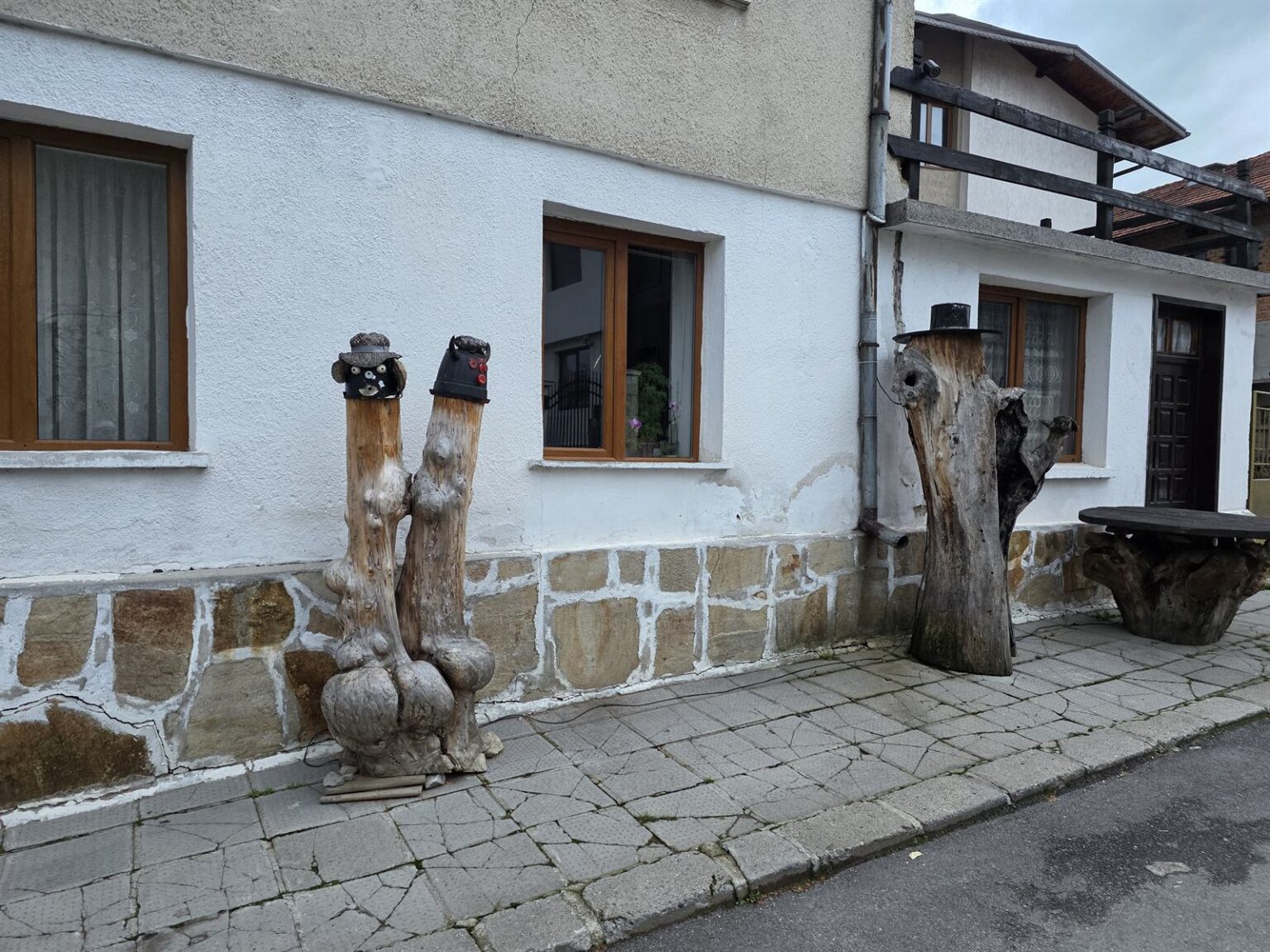 Traditional Bansko house with local architectural details