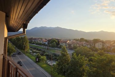 View from Bansko towards the Pirin Mountains