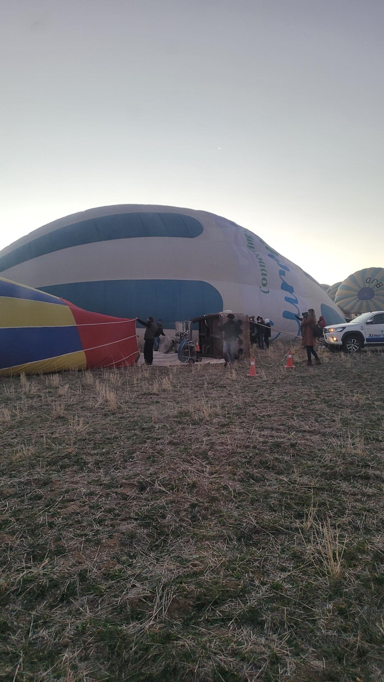 Balloons over Cappadocia at sunrise — 3