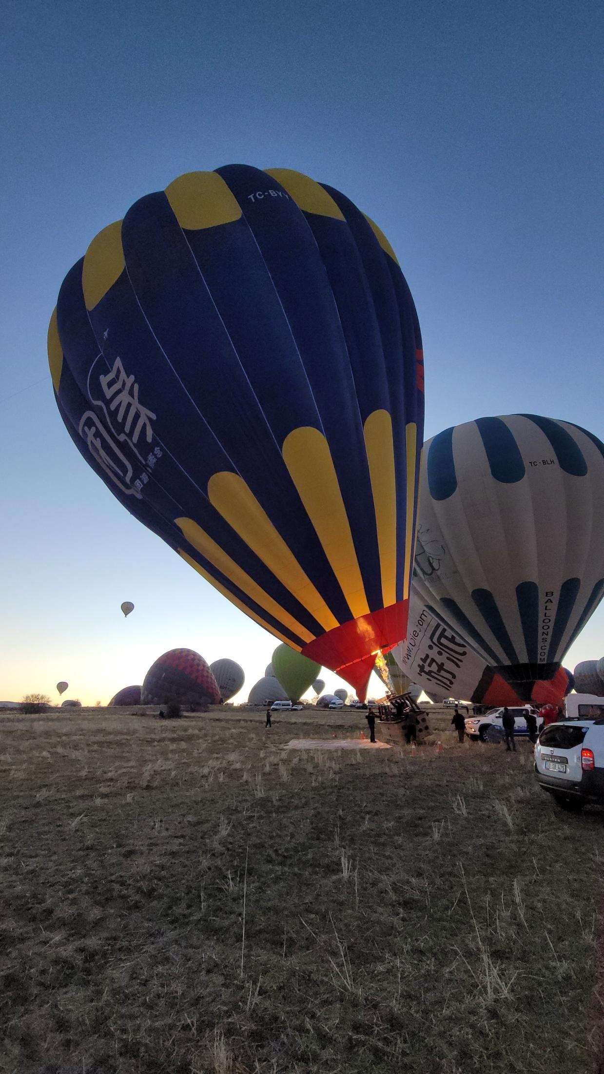 Balloons over Cappadocia at sunrise — 9