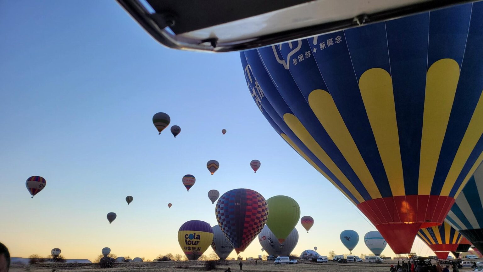 Balloons over Cappadocia at sunrise — 15