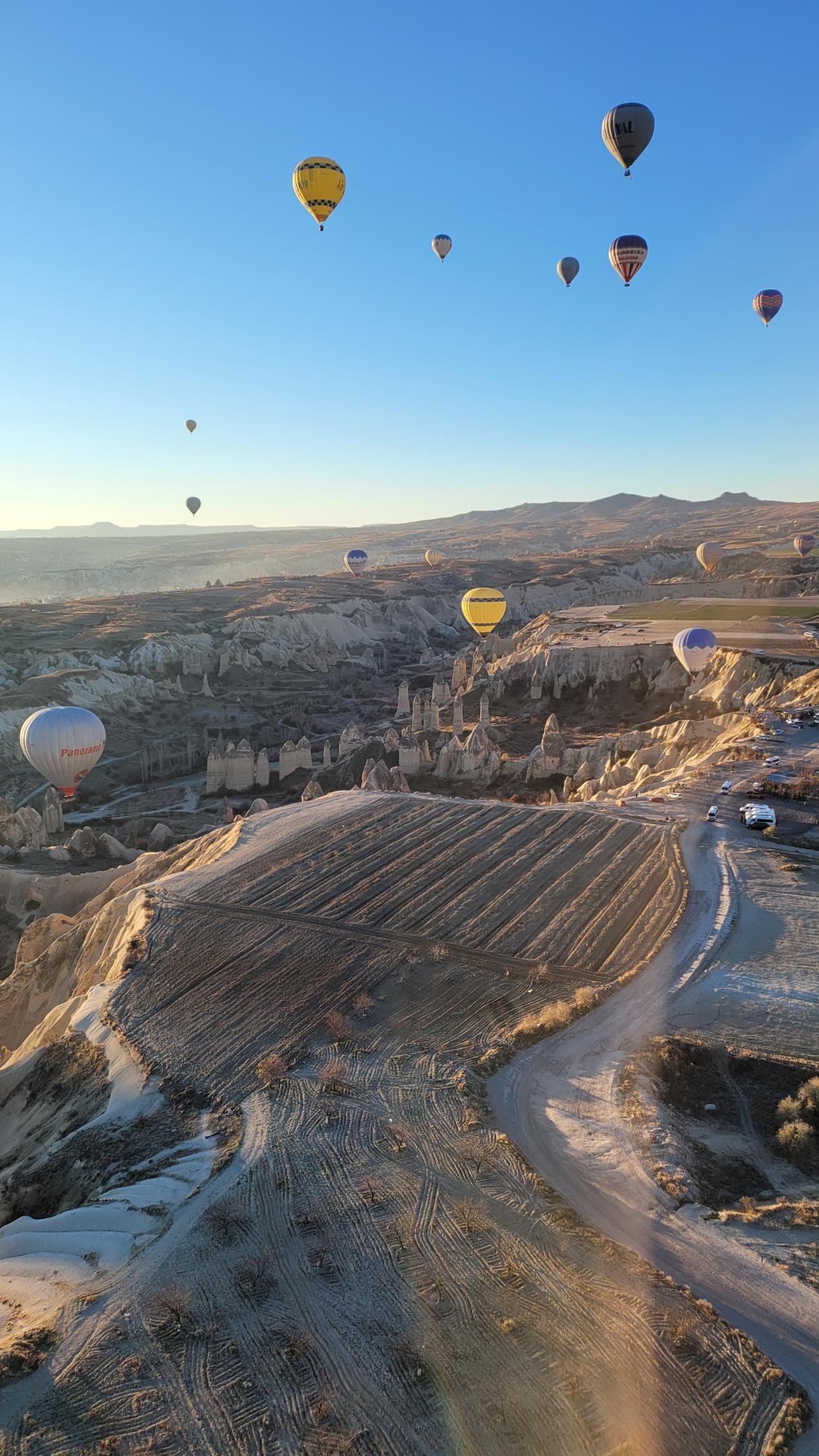 Balloons over Cappadocia at sunrise — 27