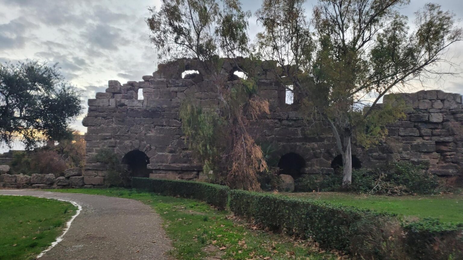 Side, Türkiye — ancient ruins and old town — 1