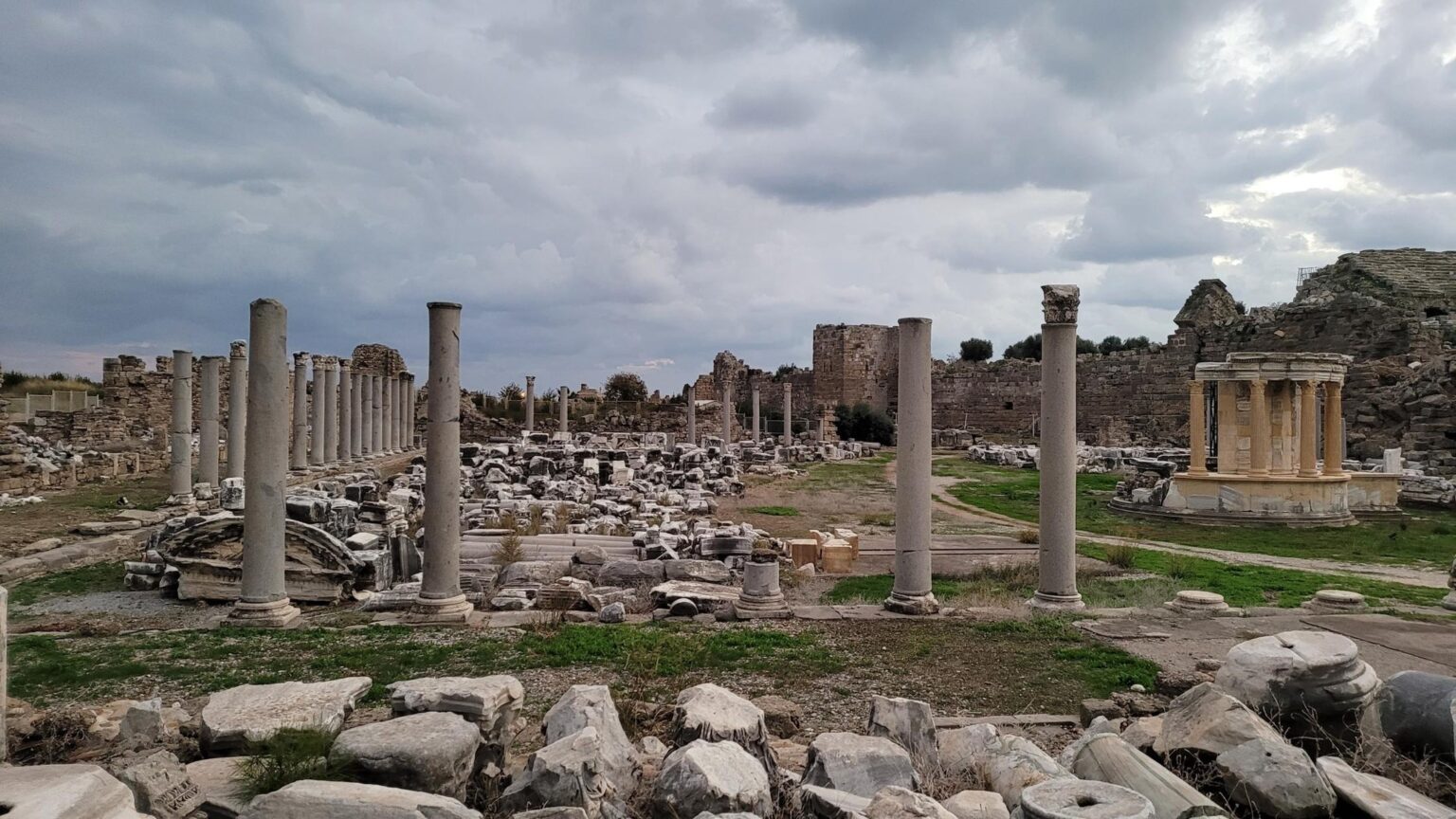 Side, Türkiye — ancient ruins and old town — 13