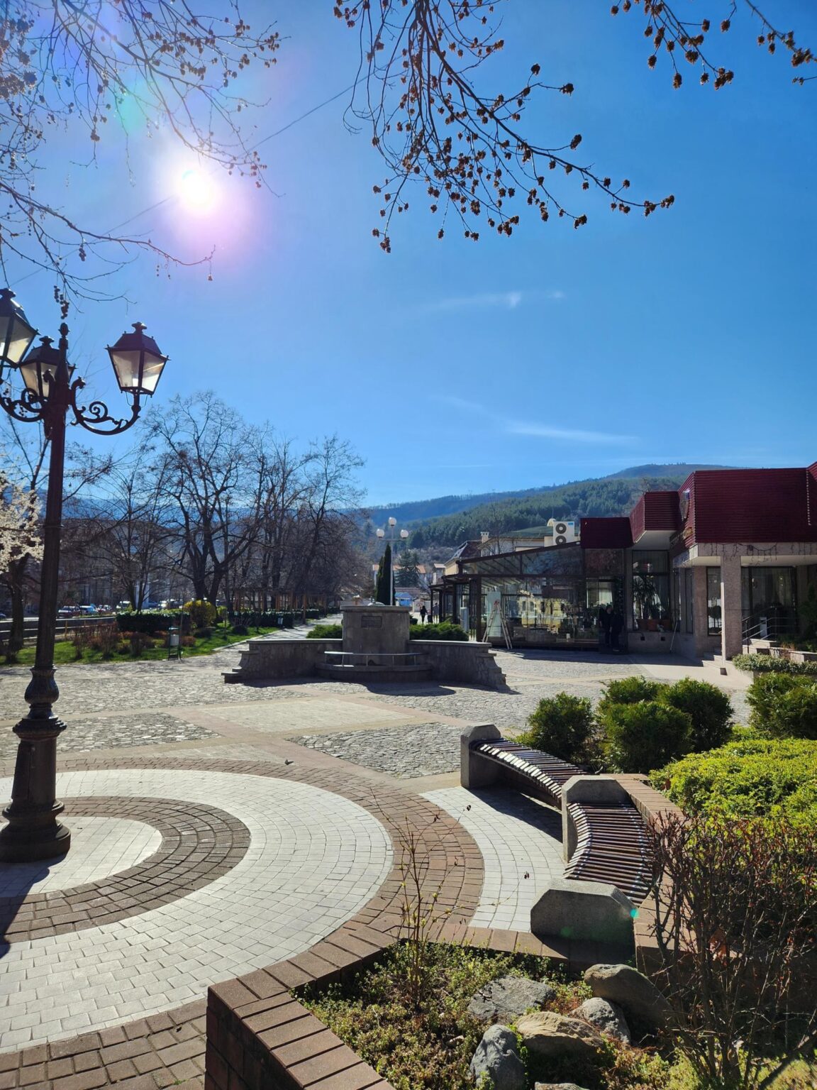 The centre, park and streets of the town of Peshtera, Bulgaria - photo 7