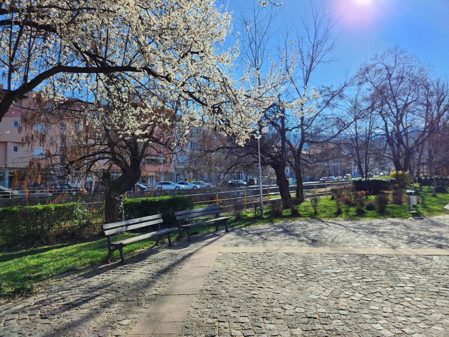 The centre, park and streets of the town of Peshtera, Bulgaria - photo 8
