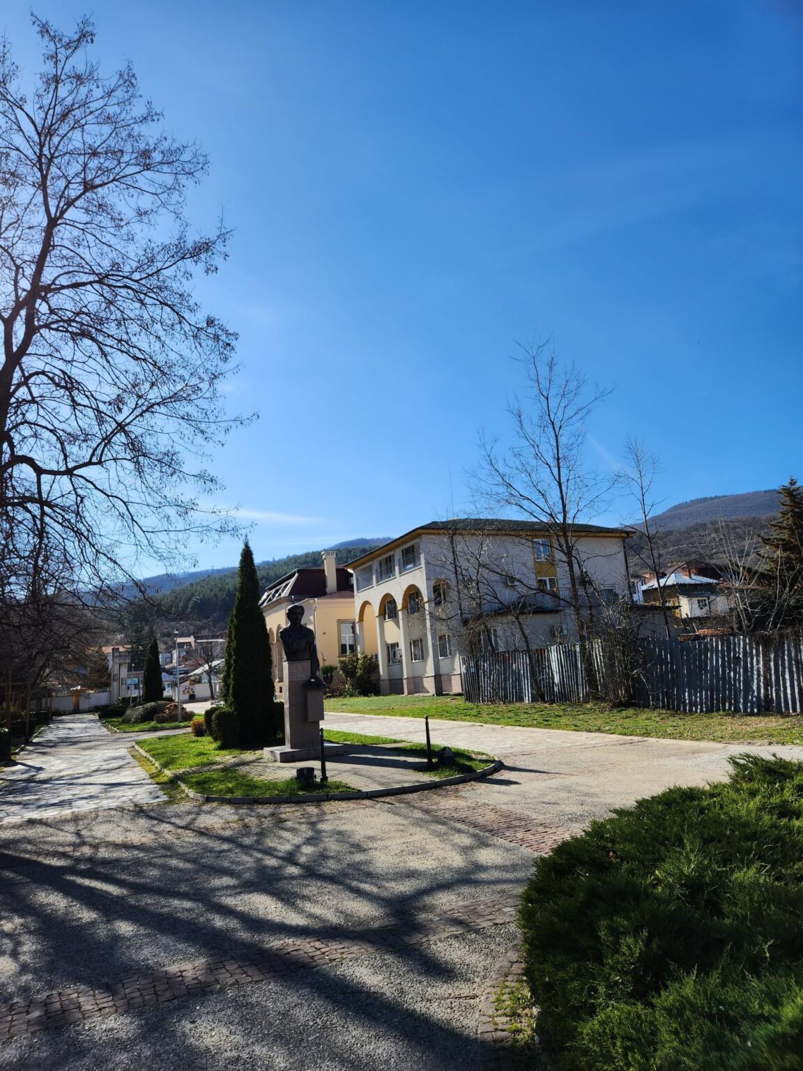 The centre, park and streets of the town of Peshtera, Bulgaria - photo 9