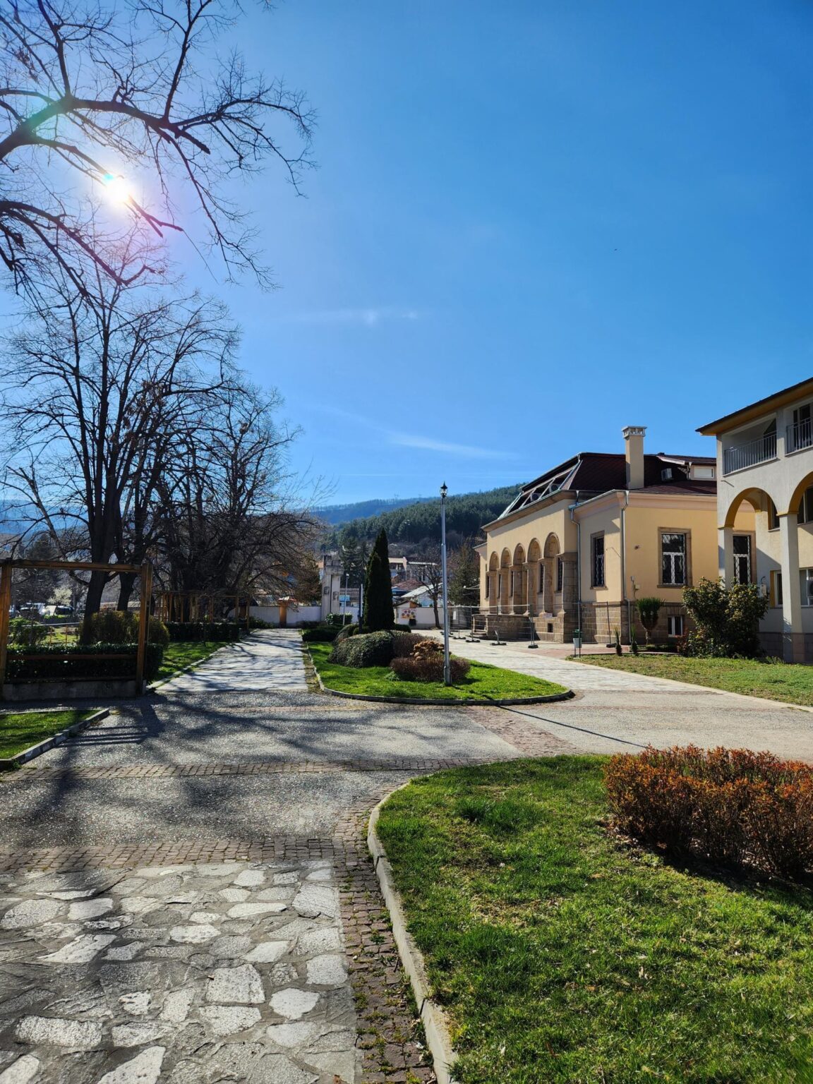 The centre, park and streets of the town of Peshtera, Bulgaria - photo 12