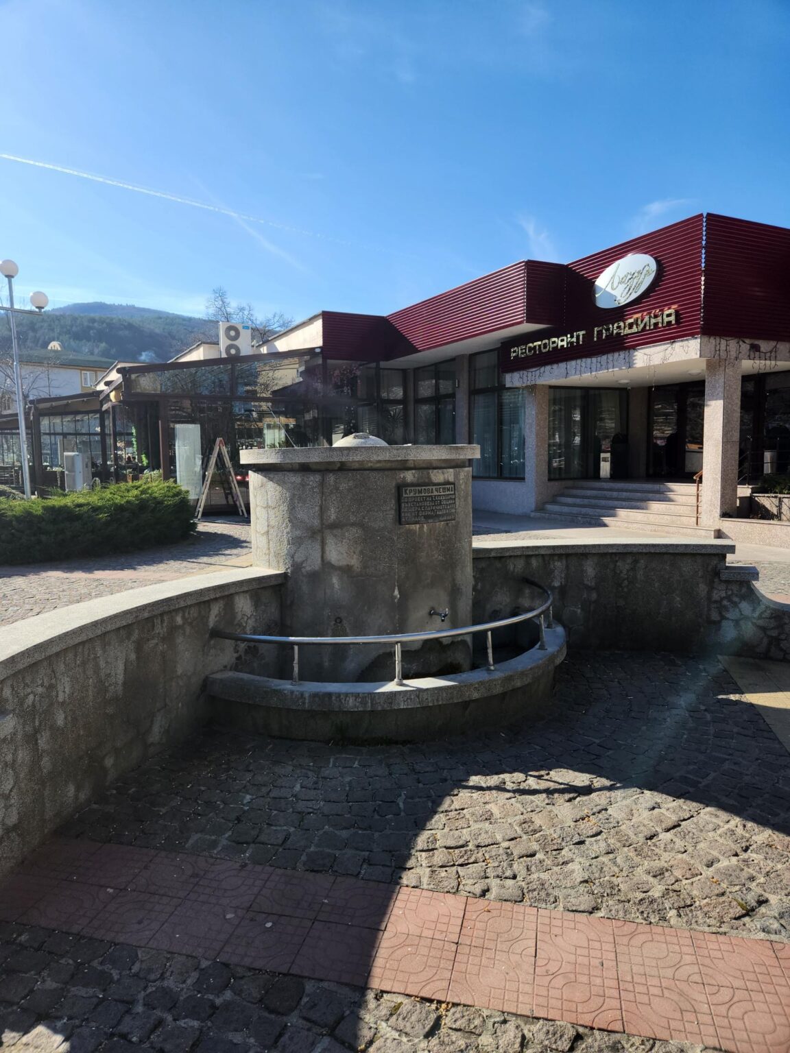 The centre, park and streets of the town of Peshtera, Bulgaria - photo 17